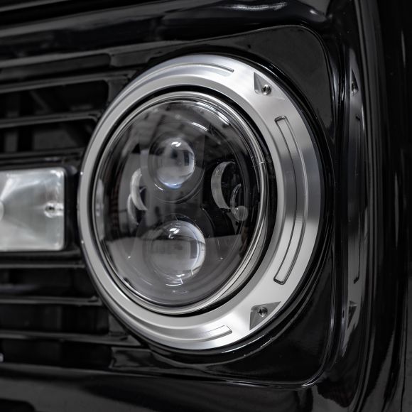 Billet Headlight Rings, 66-77 Ford Bronco